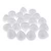 Milageto 40x 35mm White Polystyrene Foam Craft Drops for Stocking