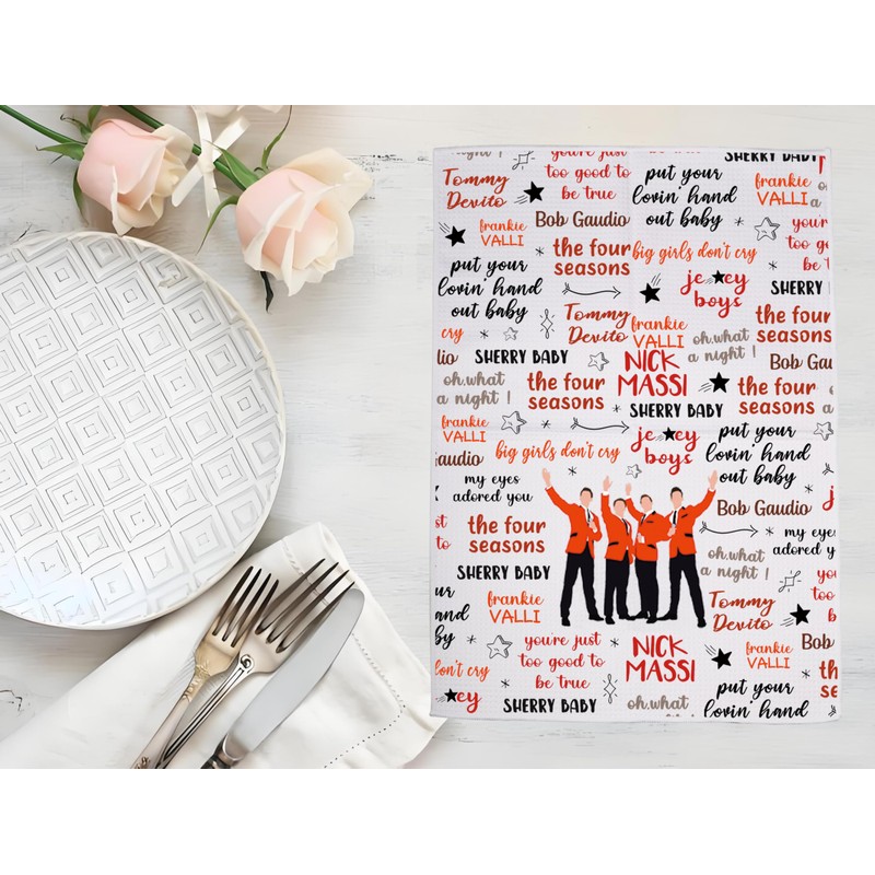 MNIGIU Musical Lover Gift Musical Quotes Dish Kitchen Towel for
