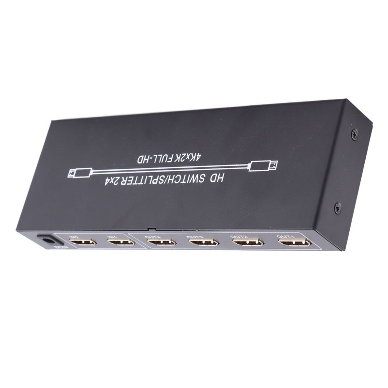 HD Multimedia Interface Splitter 2 in 4 Out 4K HD