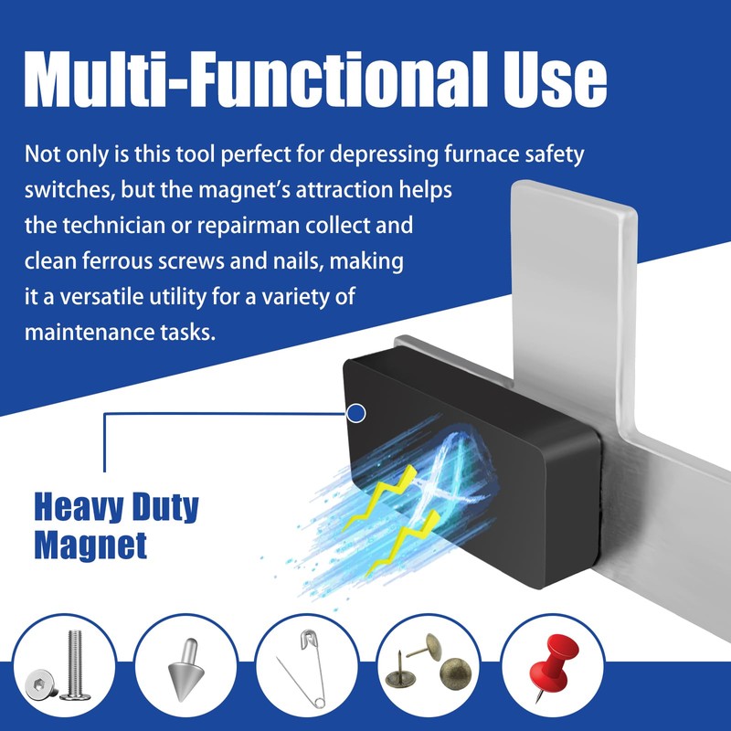 FF75 Furnace Door Switch Magnet, Furnace Door Switch Tool for