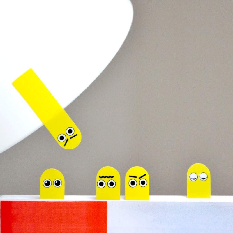 smart by Leviatan Emotikon Sticky Notes Highlighter Strips Page Marker