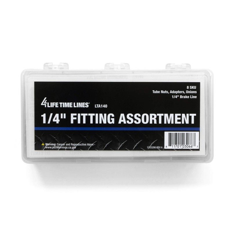 4LIFETIMELINES 3/16" Fitting Assortment, Union, Adapter Kit - 24 SKU;