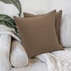Cushion Covers 2-pieces Set 45x 45cm - Solid Dyed Cotton
