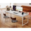 Coleshome 71 Inch Computer Desk with USB Ports, Large Office
