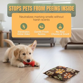 NOPEE Dog Marking Prevention Product, Dog Pee Deterrent Indoor Dog & Puppy Potty Training Aids Long-Lasting Dog Pee Stopper Bag, Pet & Child Safe No Sprays, 6 Months Protection Brown Paws