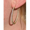 Harlembling 14k Gold Plated Solid 925 Sterling Silver Big CZ