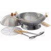 Norpro 10-Piece Wok Set, Silver, 14 inch