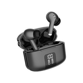 Leoxol Wireless Earbuds, Bluetooth 5.3 Headphones In Ear with 4 ENC Noise Cancelling Mic, New Bluetooth Earbuds Mini Deep Bass Stereo Sound, 36H Playtime LED Display Wireless Earphones (Black)