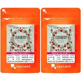 Ogaland Cranberry Anthocyanin Quercetin 60 Capsules (2) / 오가랜드 크랜베리 안토시아닌 퀘르세틴 60캡슐 2개