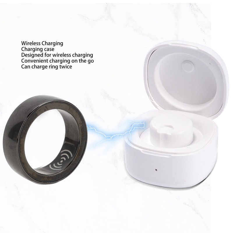 Smart Fitness Tracker Ring IP68 Waterproof Bluetooth Pedometer Smart Ring