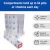 MedCenter Monthly Pill Organizer – 31-Day Pill System with Daily