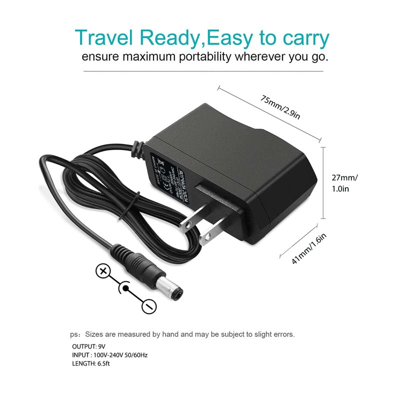 9V AC DC Power Supply Adapter Charger for BOSS Roland