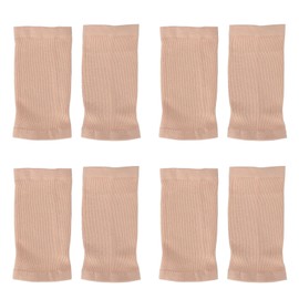 4 Pairs Achilles Tendon Heel Protector Silicone Nylon Shock Absorbing Achilles Protection Sleeve for Compression Relief