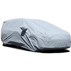 Car Cover for All Weather Rain Snow Hail Sun UV Waterproof Fit 2020 2021 2022 2023 2024 Volkswagen Atlas Cross Sport -Ultimate Protect (Gray)