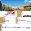 Fologtoo 1/4" Shade Sail Hardware Kit with 50ft 304 Stainless