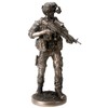 YTC Metal Tone Night Mission Fighting Soldier with Gun Statue