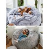 HDMLDP Bean Bag Chair for Adults Kids Without Filling Comfy