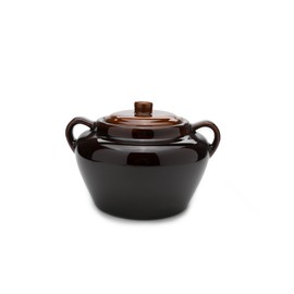 Fox Run 0350 Stoneware Bean Pot, 9.75 inches, Brown
