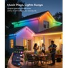 DeckTok Smart 98.4ft Outdoor LED Strip Lights, RGB LED Outdoor