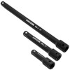 DAKCOS 3 Pieces 1/2-Inch Drive Impact Extension Bar Set Includes