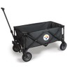 PICNIC TIME Pittsburgh Steelers Adventure Wagon Folding Utility Tailgate Wagon