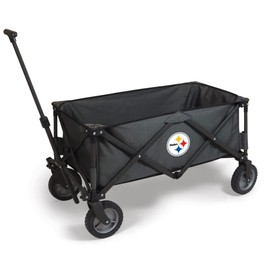 PICNIC TIME Pittsburgh Steelers Adventure Wagon Folding Utility Tailgate Wagon