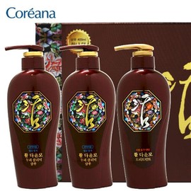 Koriana /a코리아나 활 다윤모 샴푸 2종세트 한방/두피강화 / A Korea Natural Aloe Da-yoon Mo Shampoo 2-in-1 Intensive Hair & Scalp Treatment