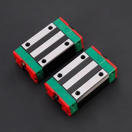 Hohitto HGH20CA Slider Block, 2pcs HGH20CA Square Type Bearing Carriage Slider Block adapted to HGR20 Linear Motion Rail, for CNC Machine Routers DIY Project
