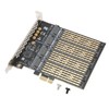 SATA NGFF to PCIe Adapter 4 Disk Position 10Gbps AHCI