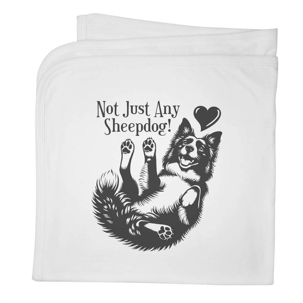 Azeeda 'Not Just Any Sheepdog' Cotton Baby Blanket/Shawl (BY00044853)