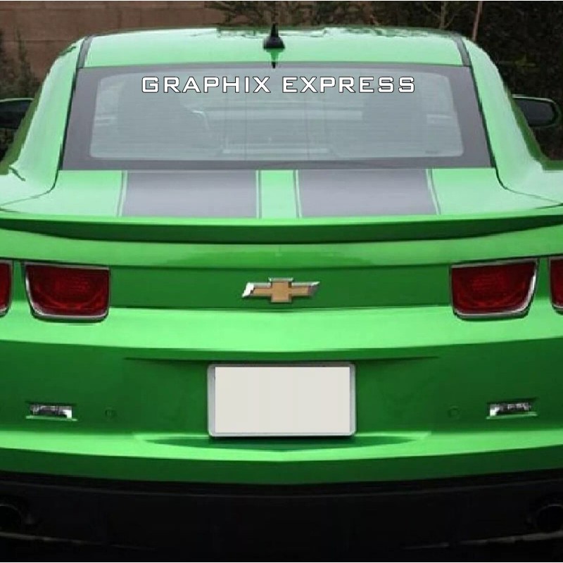 Avery GLOSS BLACK - Camaro RACING STRIPES Rally Decal 2010-2015