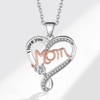 Toplstud Silver Heart Necklaces for Women - I Love You