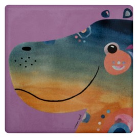 Maxwell & Williams Hippo PETE CROMER DU0233 Coaster Ceramic Cork