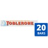 Toblerone White Chocolate Bar with Honey and Almond Nougat, 20