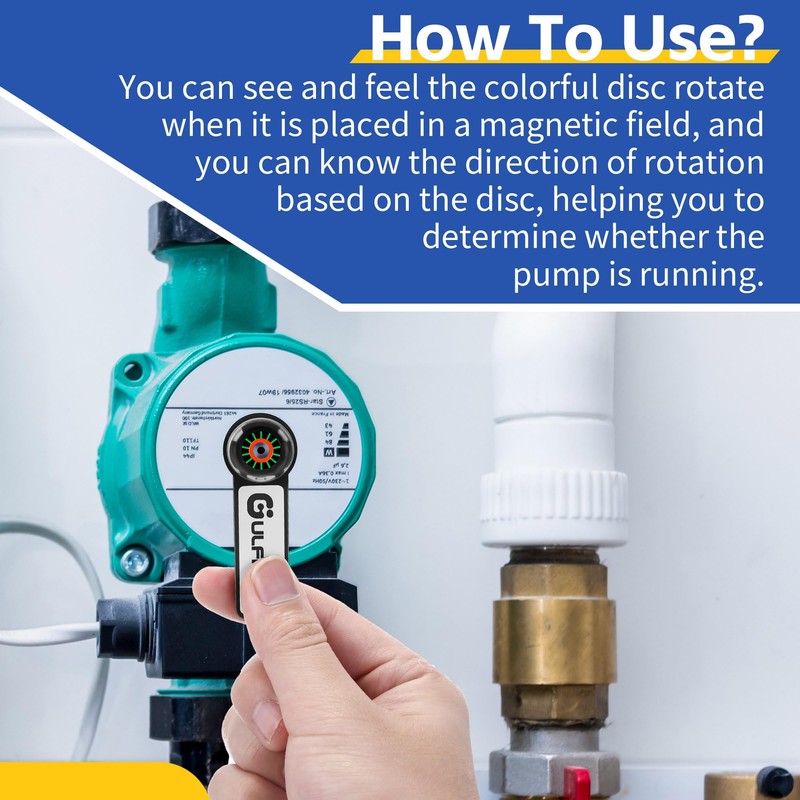 Gulfmew 1 Pack Solenoid Tester, Rotation Tester and AC Detector