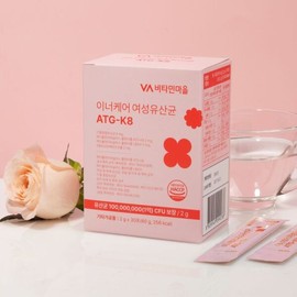Vitamin Village 비타민마을 특허 여성 질 유래 유산균 함유 이너케어 여성유산균 ATG-K8 30... Vitamin Village Patent Women's Vaginal Derived Probiotics Inner Care Women's Probiotics ATG-K8 30...