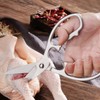 Full Stainless Steel Separable Sharp Powerful Kitchen Scissors Multi-Purpose Heavy