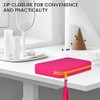 Organizador de brochas de maquillaje de viaje hecho de silicona
