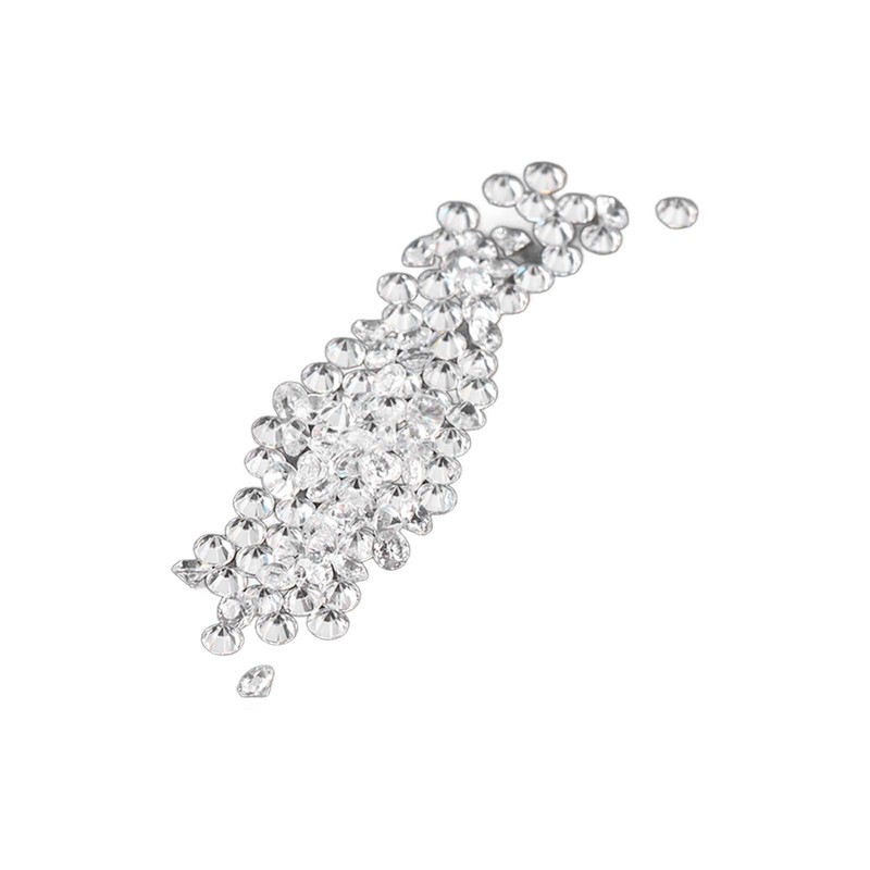 100pcs Transparent Rhinestones Mini Sharpened Bottom Exquisite Crystal Gems for