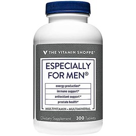 The Vitamin Shoppe Especially for Men Multivitamins, Nutrients & Herbs for Men's Wellness, Antioxidant Support, Immunity & Prostate Health (300 Tablets)