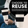 Ecoffee Cup 814 026 Reusable Eco Friendly Cup Saucer 400ml