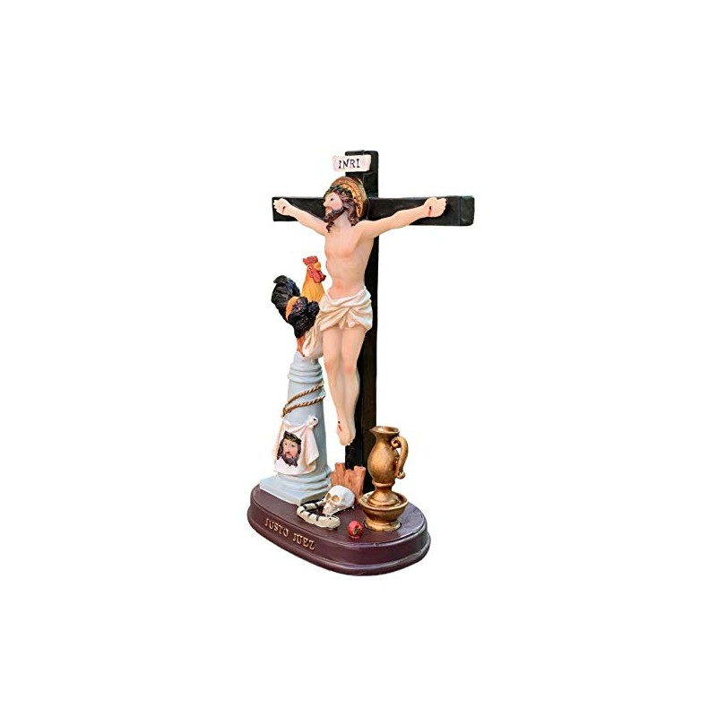 Justo Juez - Jesus Christ Religious Cross Just Judge Figure