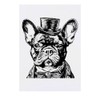 'French Bulldog with Top Hat' Temporary Tattoo - Water Resistant,