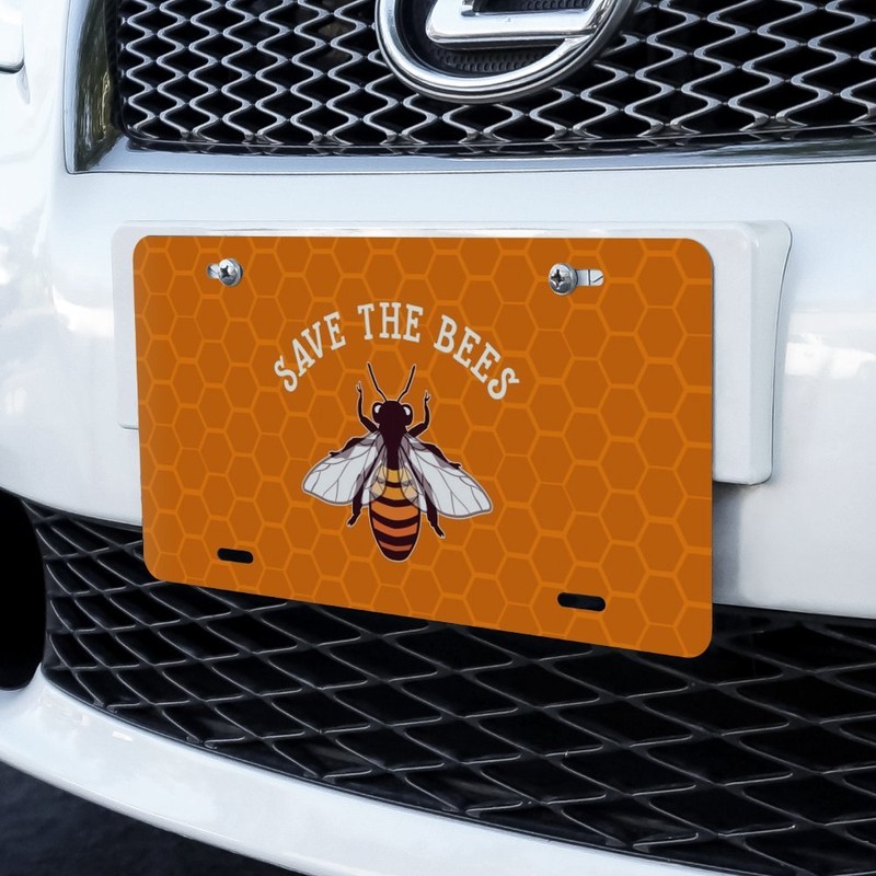 GRAPHICS & MORE Save The Bees Honey Novelty Metal Vanity