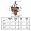 PWK 32MM Carburetor High Performance 2-Stroke 4-Stroke Engine Carb for