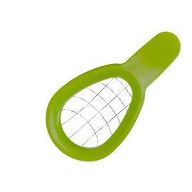 Fackelmann Taglia avocado in plastica ed acciaio inossidabile, ideale per creare con semplicità cubetti di avocado per insalate o guacamole, dimensione 16x11 cm