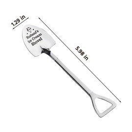 Husband's Ice Cream Shovel Spoon Husband Father's Day Gifts from Wife Boyfriend Ice Cream Spoon Gift for Husband Birthday Gift Ideas Hubby Engraved Spoons Shovels Gifts for Men Him