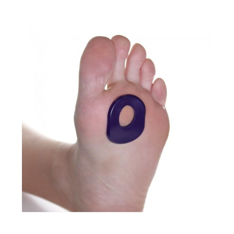Gel Oval Shaped Callus Pads, (2 gel Self Sticking, ReUsable