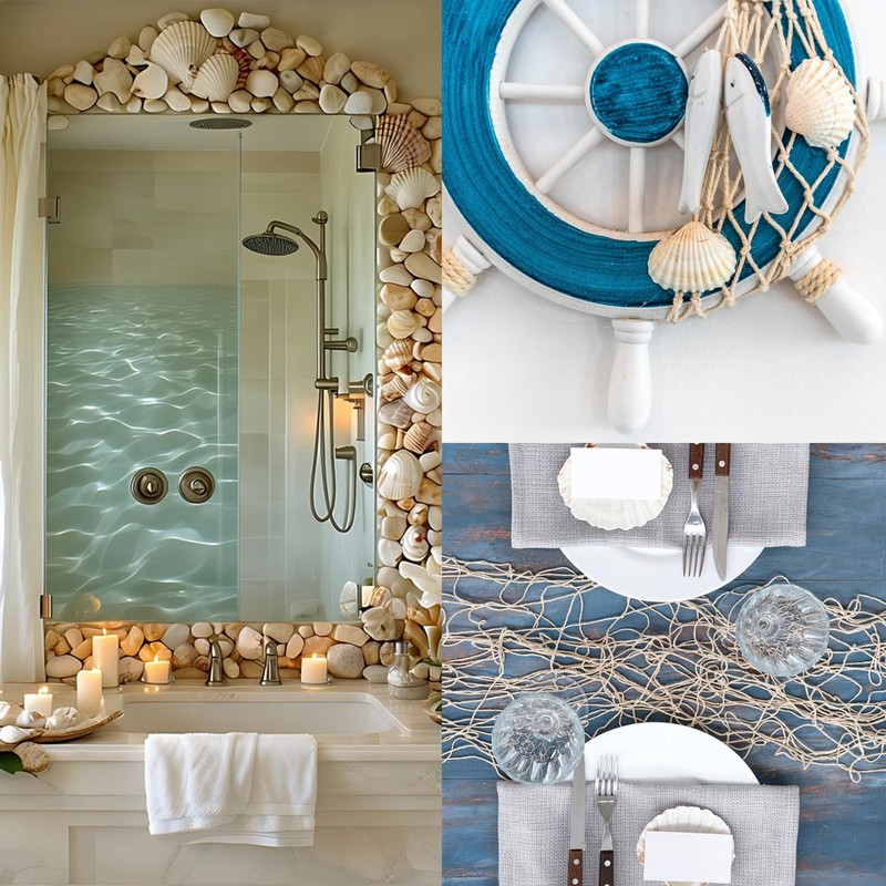 Lanwexy 25PCS Sea Shells Scallop Shells Natural White Sea Shells