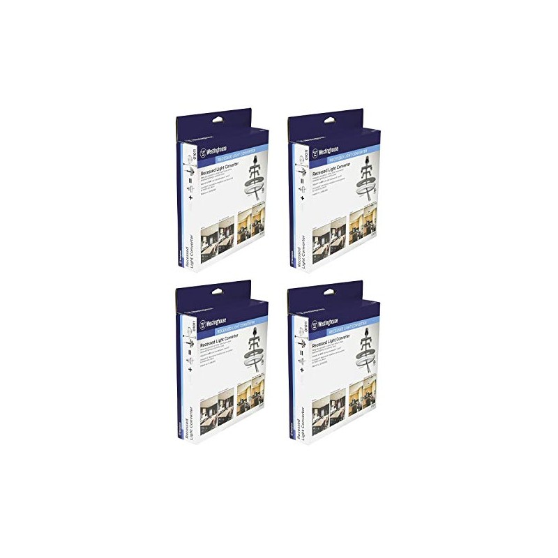 Westinghouse 0101100 Recessed Light Converter - 4 Pack